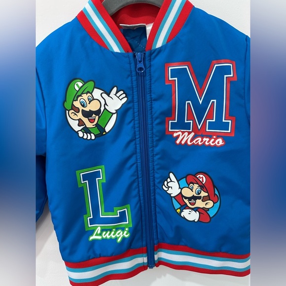 Nintendo Super Mario Bomber Jacket, Mario and Luigi Jacket
- Size 4 - Picture 6 of 11